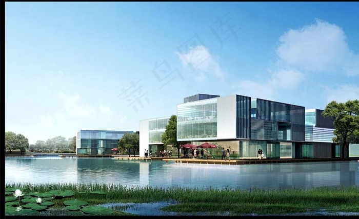 滨水办公建筑图片