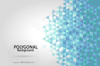 蓝色钻石炫酷背景