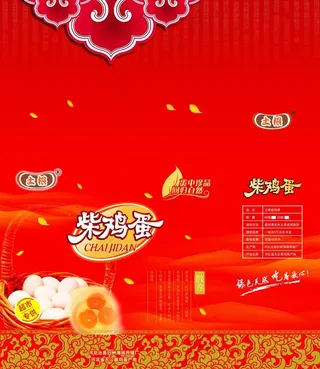 柴鸡蛋包装图片