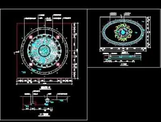 顶棚装饰设计cad详细图纸下载18