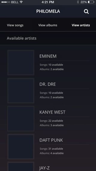 音乐播放器APP页面设计素材模板3