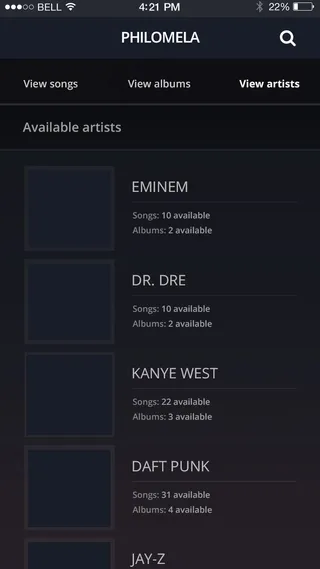 音乐播放器APP页面设计素材模板3