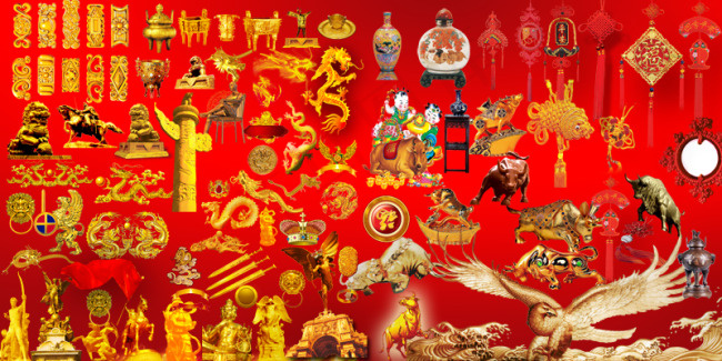 中国传统元素psd模版下载