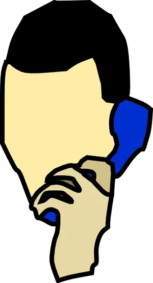 人在电话里交谈剪辑艺术