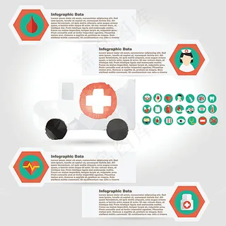 矢量医疗图标设计