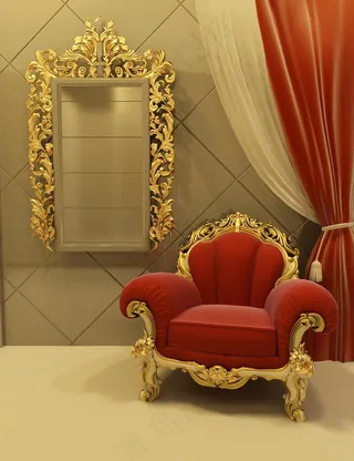 欧式古典沙发图片