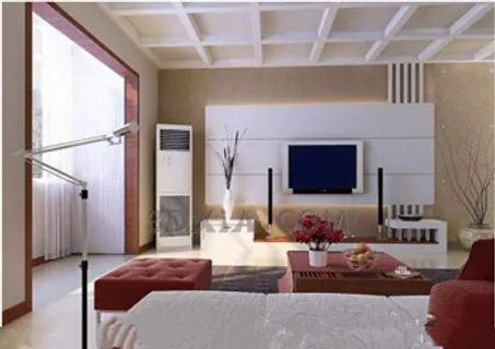 白色现代简约客厅