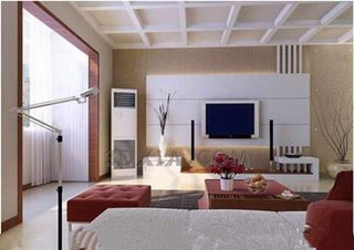 白色现代简约客厅