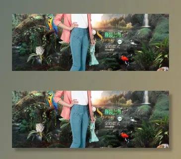 女裤女装原创海报 时尚海报