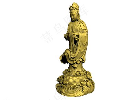 菩萨模型图片