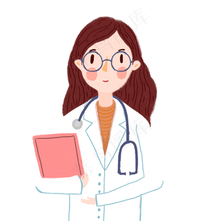 卡通女医生原创元素卡通女医生原创元素