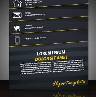 现代商务旅客和盖的小册子矢量素材0...