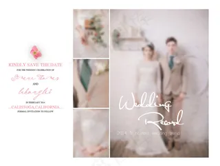 婚礼相册设计模板