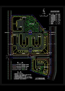 某市场整体绿化规划图
