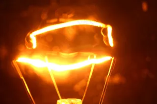 灯丝与光斑背景