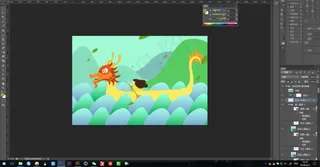 端午节龙舟手绘插画装饰画节日背景素...