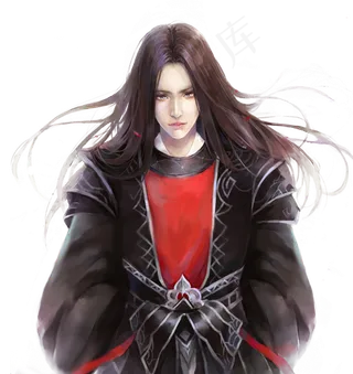 卡通古代男人人物设计海报素材