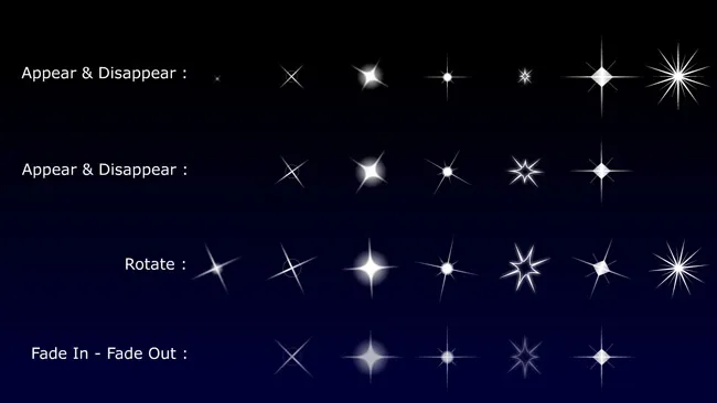 28种星星素材flash动画