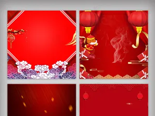 淘宝红色电商淘宝直通车背景