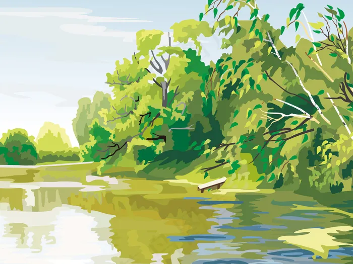 湖水风景