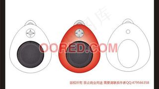 插卡音箱 便携音箱id外观设计图片