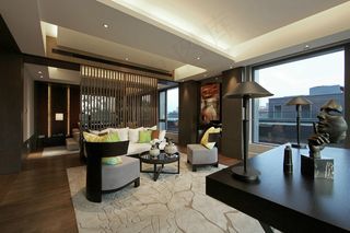 别墅豪装客厅装修效果图