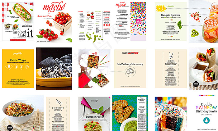 美食菜谱画册图片