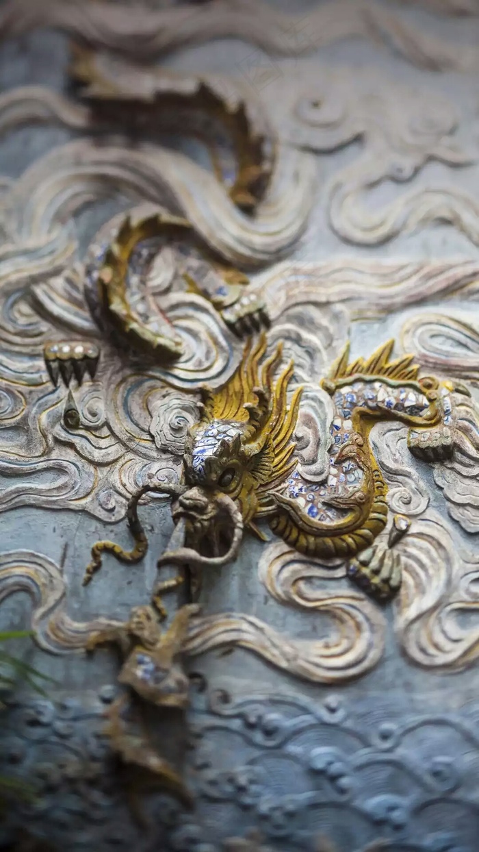 龙雕高清摄影图片