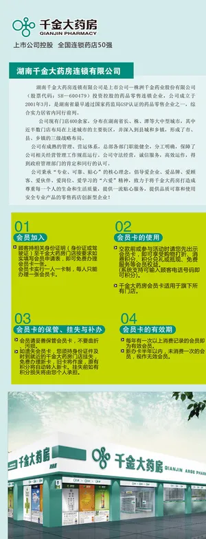 千金大药房易拉宝图片