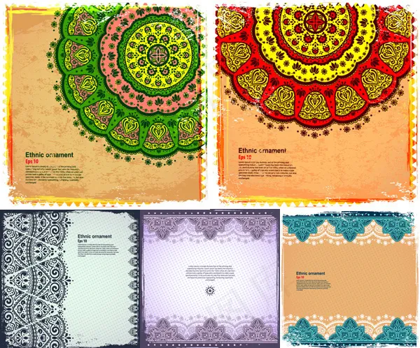 精美花纹装饰背景矢量素材eps,ai矢量模版下载