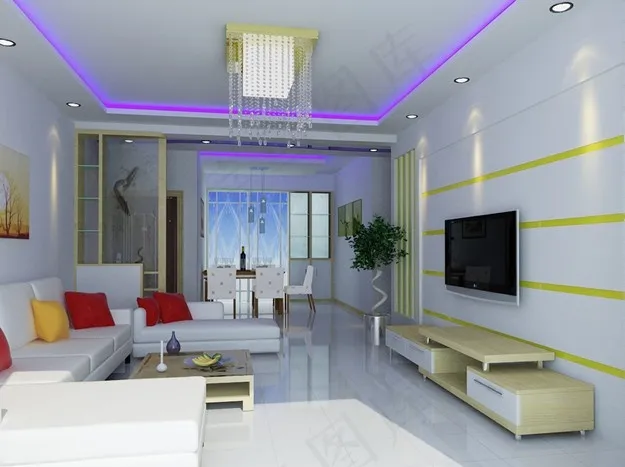 家庭客厅装修效果图