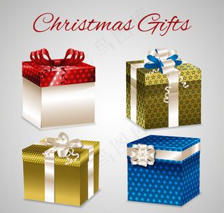 真实立体礼物包装盒子