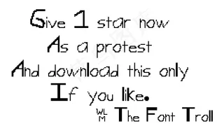 WLM字体巨魔的字体