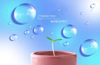 高清PSD分层素材生命之花