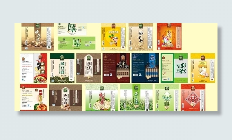 面条包装图片cdr矢量模版下载