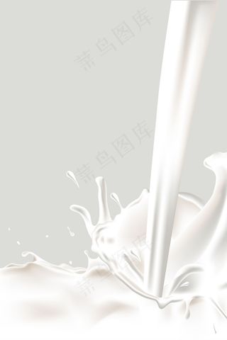 矢量美食牛奶草原高清背景