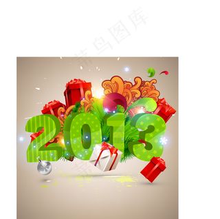 精美圣诞节主题背景矢量素材3