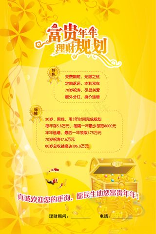 投资理财页面设计矢量图下载