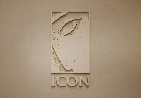 复古背景logo样机 复古背景logo样机