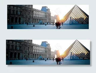 城市banner海报背景