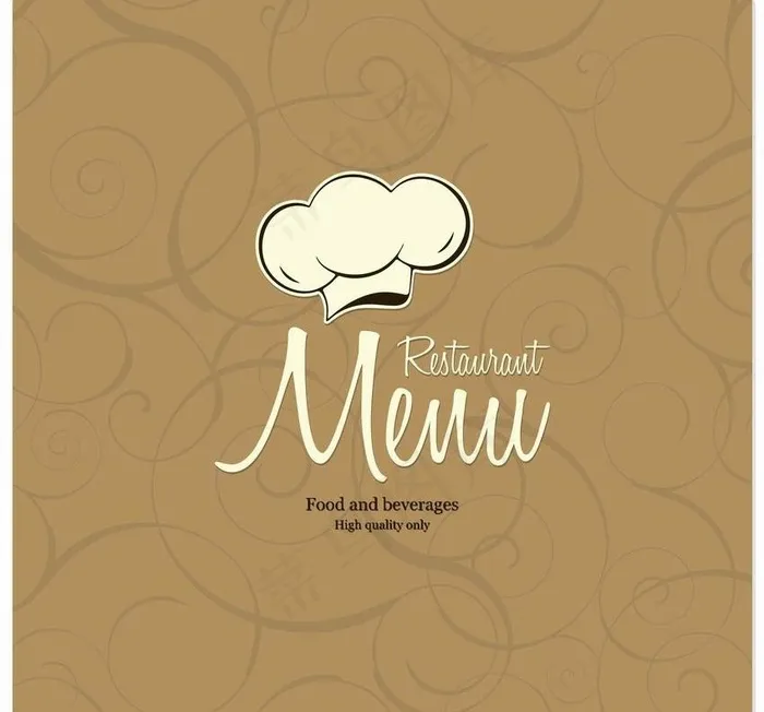 西餐菜单封面图片eps,ai矢量模版下载