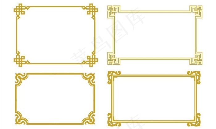 边框图片cdr矢量模版下载