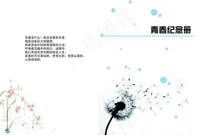 青春纪念册封面 毕业相册psd模版下载