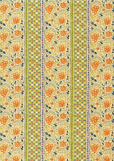 橙色小花朵底纹