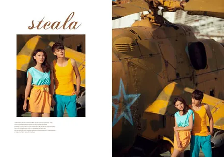 {STEALA}跨页写真模板