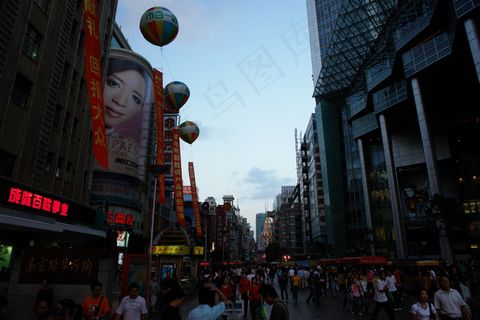 上海 南京路 步行街图片