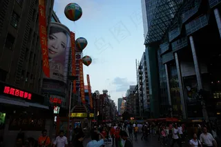 上海 南京路 步行街图片