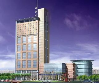 现代高层商业办公楼3D模型