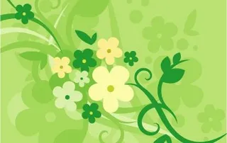 精美时尚植物花纹背景矢量素材006