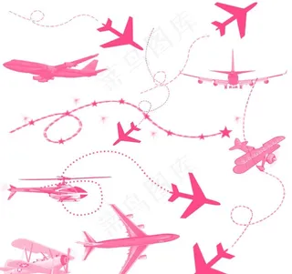 飞机笔刷 ps笔刷图片